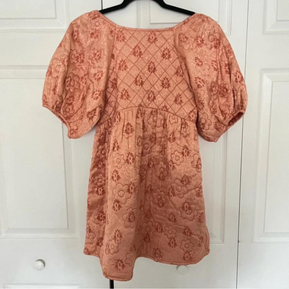 Kimchi Blue Coral Embroidered Dress - Picture 1 of 5